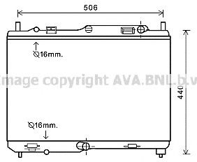 AVA QUALITY COOLING fda2441 -  Радиатор, охлаждение двигателя